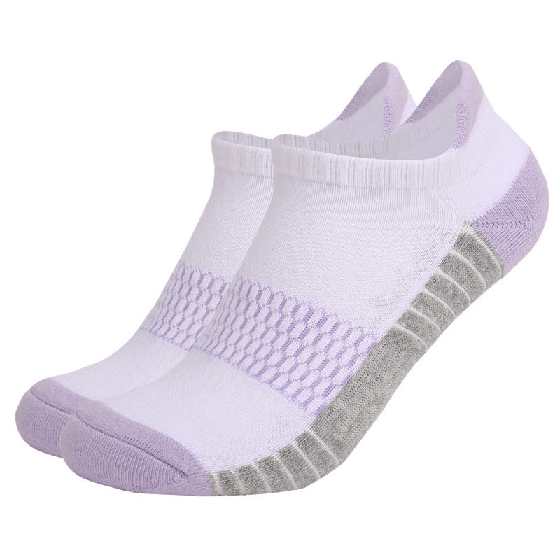Chaussettes de compression confortables et antidérapantes en coton (6 paires) - Violet - EU39-42 (US6-8.5) - image 9