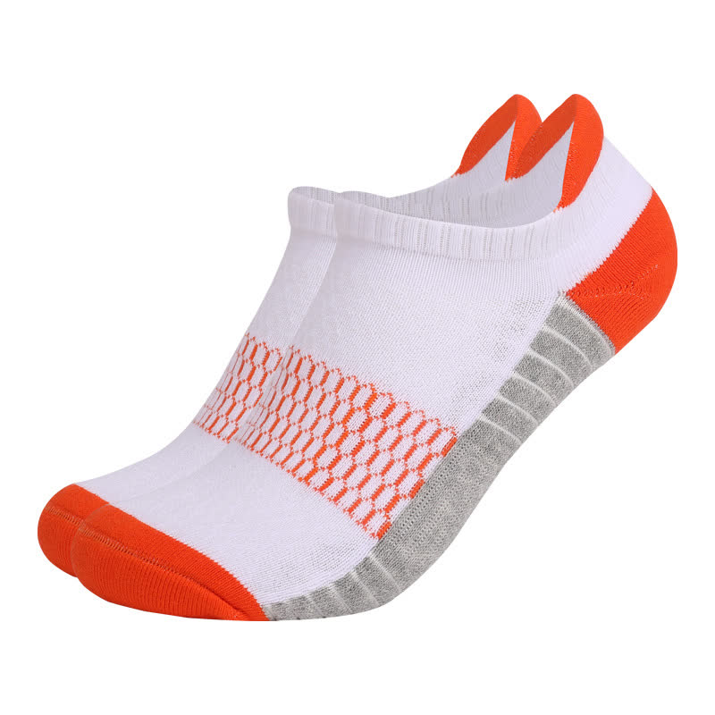 Chaussettes de compression confortables et antidérapantes en coton (6 paires) - Orange - EU39-42 (US6-8.5) - image 4