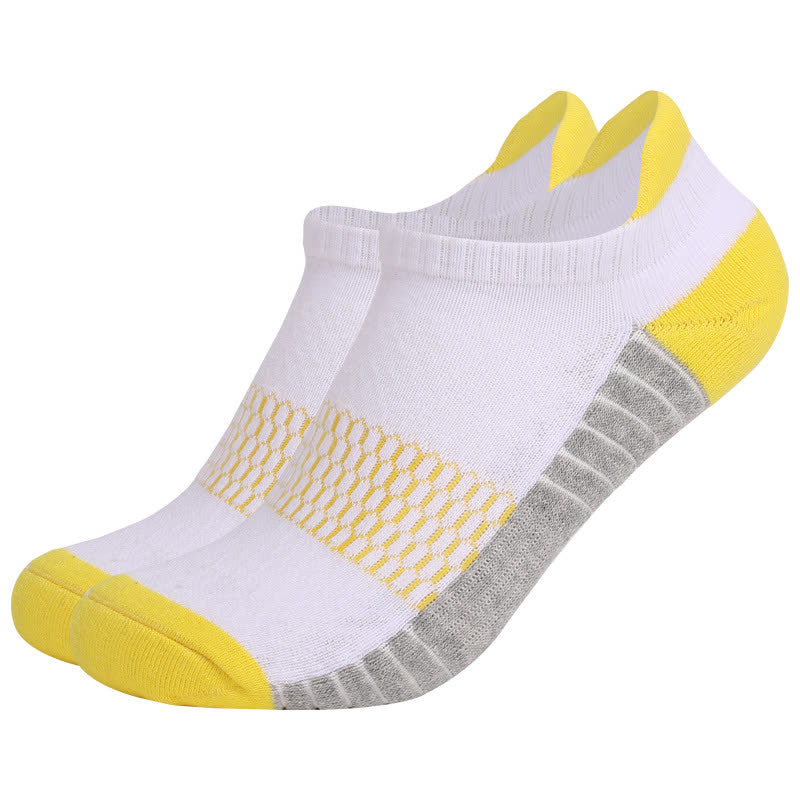 Chaussettes de compression confortables et antidérapantes en coton (6 paires) - Jaune - EU39-42 (US6-8.5) - image 7