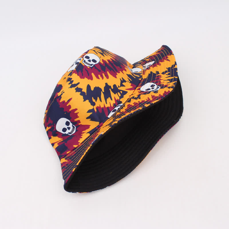 Chapeau bob grande taille à imprimé effrayant pour Halloween - image 11