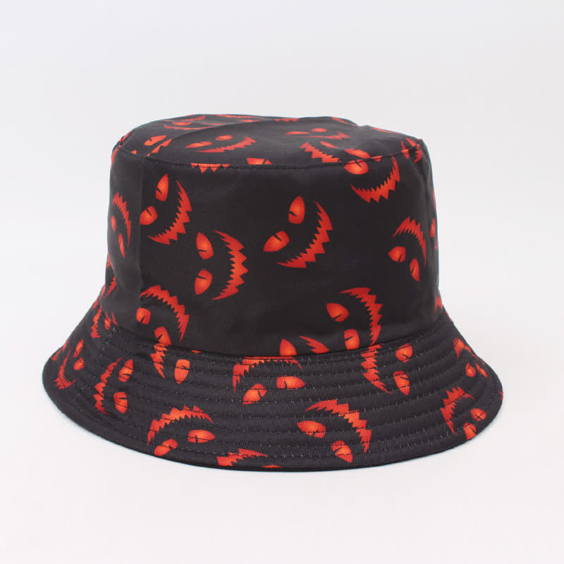 Chapeau bob grande taille à imprimé effrayant pour Halloween - C - Taille unique - image 5