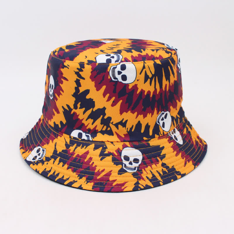 Chapeau bob grande taille à imprimé effrayant pour Halloween - UN - Taille unique - image 1
