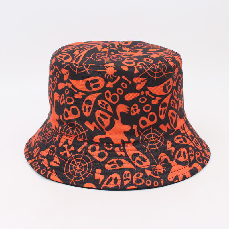 Chapeau bob grande taille à imprimé effrayant pour Halloween - F - Taille unique - image 8