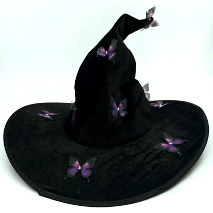 Chapeau de sorcière papillon d'Halloween grande taille - image 2