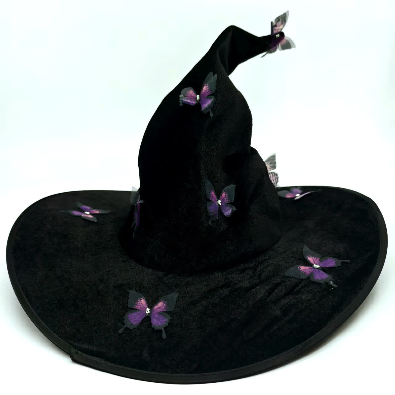 Chapeau de sorcière papillon d'Halloween grande taille - image 1