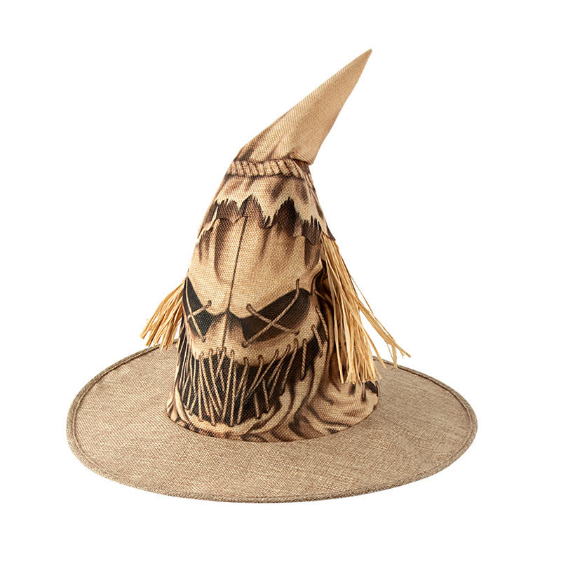 Chapeau de sorcière épouvantail d'Halloween grande taille - image 5