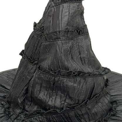 Magnifique chapeau de sorcière à large bord pour Halloween - image 6