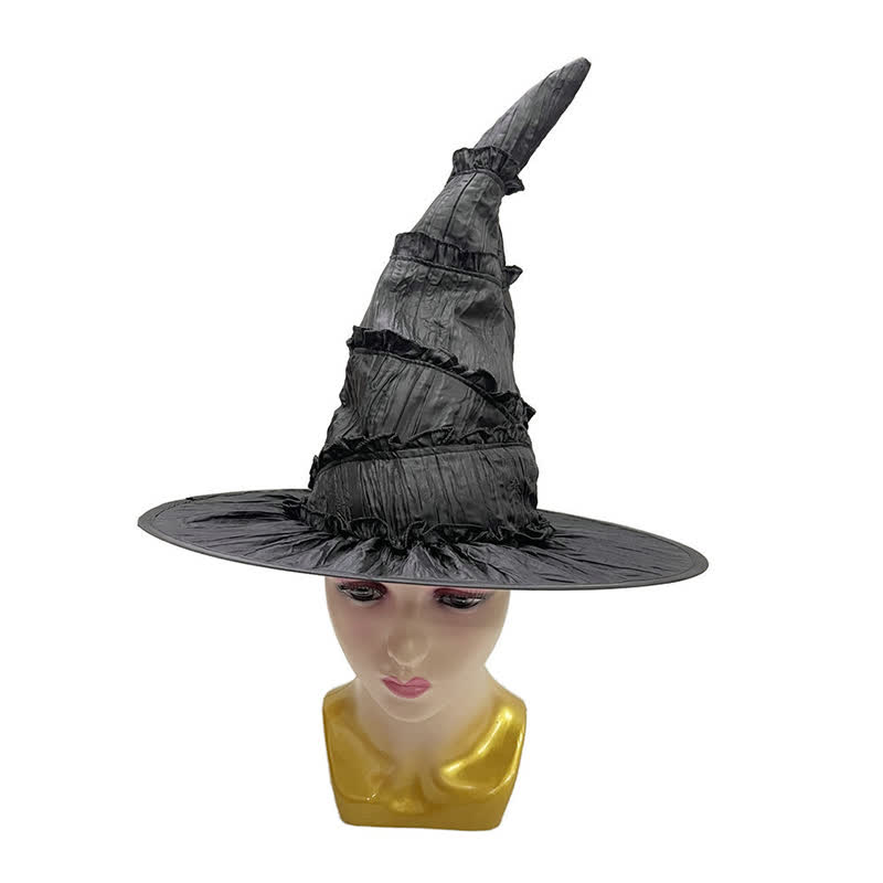 Magnifique chapeau de sorcière à large bord pour Halloween - image 3