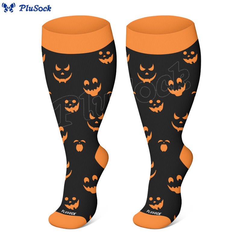 Chaussettes de compression grande taille motif chat à rayons X (3 paires) - image 3