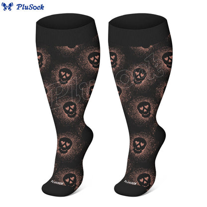Chaussettes de compression grande taille motif chat à rayons X (3 paires) - image 5