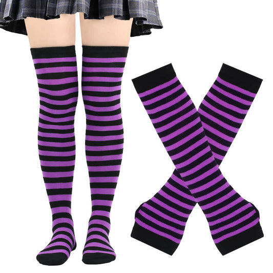 Ensemble de gants et chaussettes hautes Purple Series - Violet - UN - Taille unique - image 0