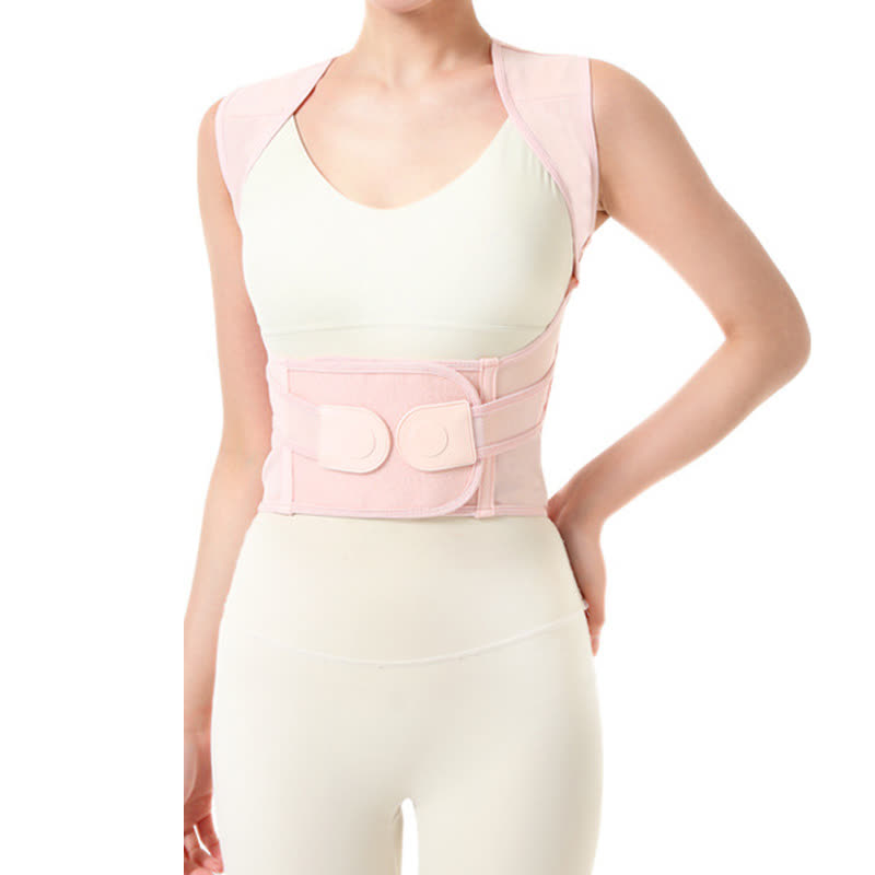 Correcteur de posture élastique respirant pour les épaules - Rose - 3XL - image 3