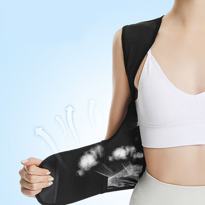 Correcteur de posture élastique respirant pour les épaules - image 4