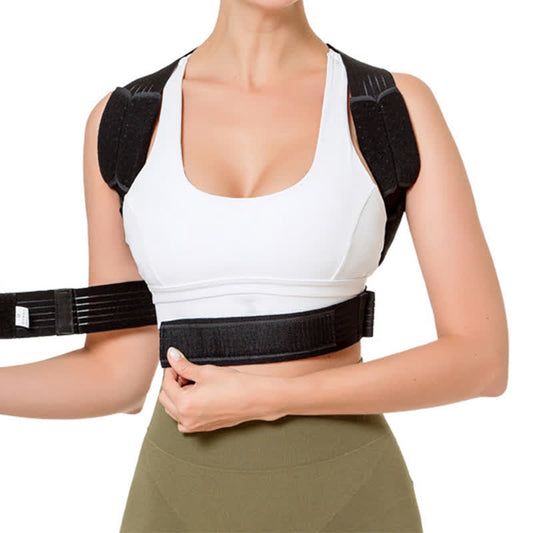 Correcteur de posture simple de couleur unie - Noir - XL - image 0