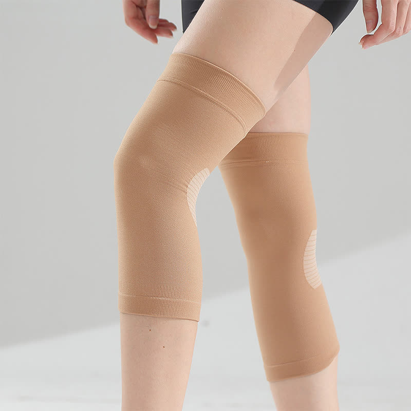 Genouillères de sport à haute élasticité - Nu - 2XL - image 0