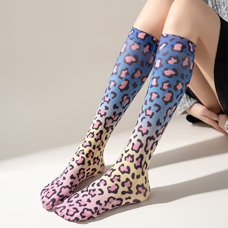 Chaussettes hautes à imprimé camouflage léopard sauvage (5 paires) - image 12