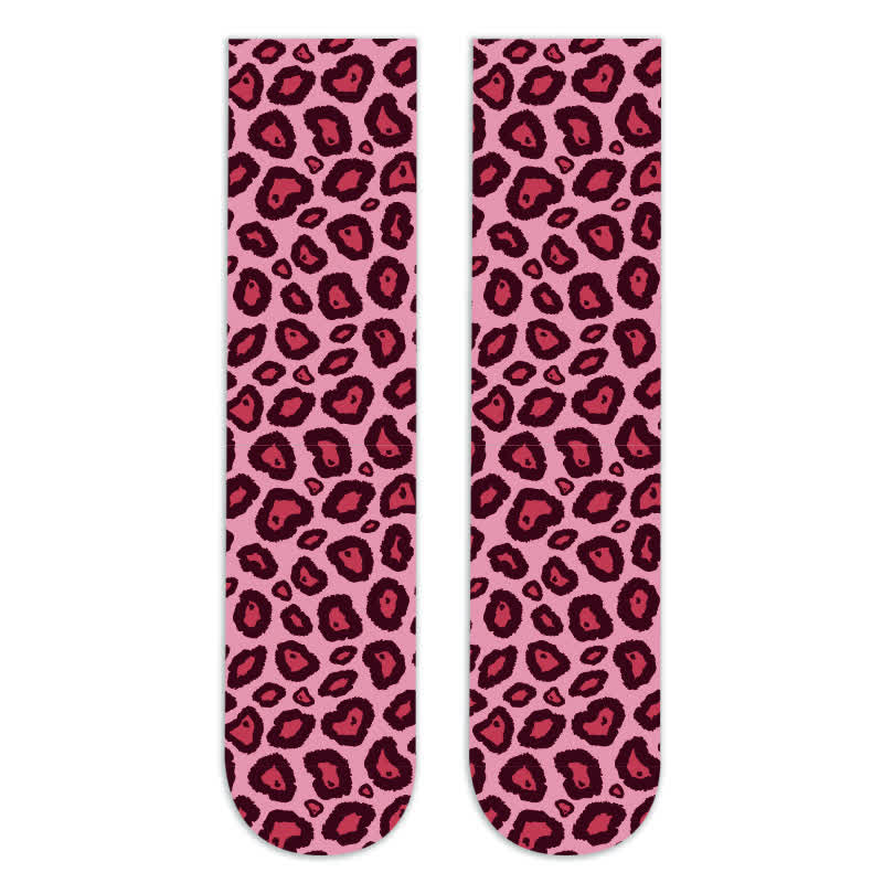Chaussettes hautes à imprimé camouflage léopard sauvage (5 paires) - D - EU36-42 (US3-8.5) - image 11