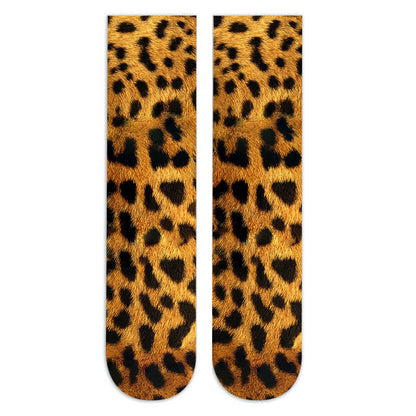 Chaussettes hautes à imprimé camouflage léopard sauvage (5 paires) - B - EU36-42 (US3-8.5) - image 5