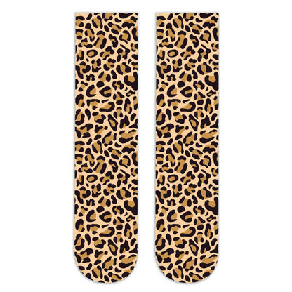Chaussettes hautes à imprimé camouflage léopard sauvage (5 paires) - UN - EU36-42 (US3-8.5) - image 2