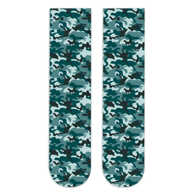 Chaussettes hautes à imprimé camouflage léopard sauvage (5 paires) - G - EU36-42 (US3-8.5) - image 16