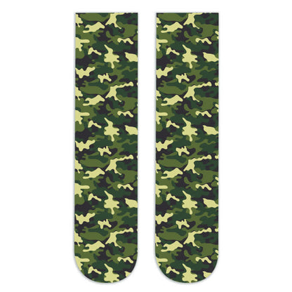 Chaussettes hautes à imprimé camouflage léopard sauvage (5 paires) - je - EU36-42 (US3-8.5) - image 18