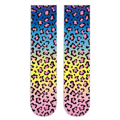 Chaussettes hautes à imprimé camouflage léopard sauvage (5 paires) - E - EU36-42 (US3-8.5) - image 13