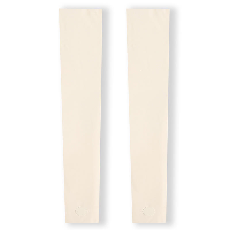 Manchons de cuisse respirants et antidérapants de couleur unie - Beige - XL - image 6