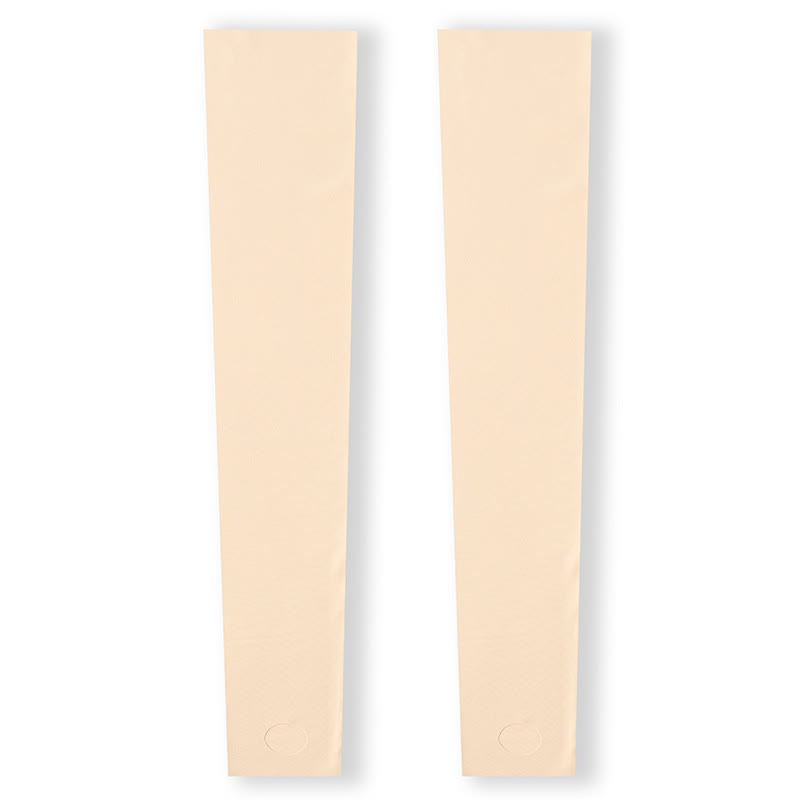 Manchons de cuisse respirants et antidérapants de couleur unie - Nu - XL - image 10