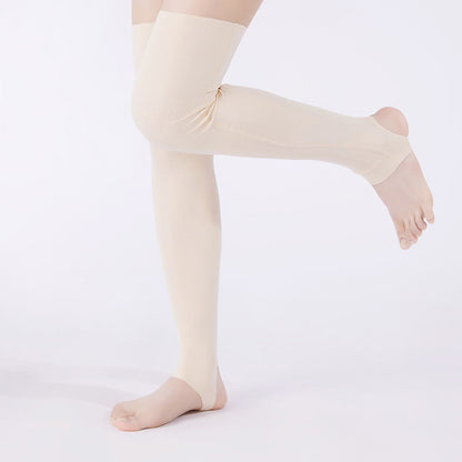 Manchons de cuisse respirants et antidérapants de couleur unie - image 2