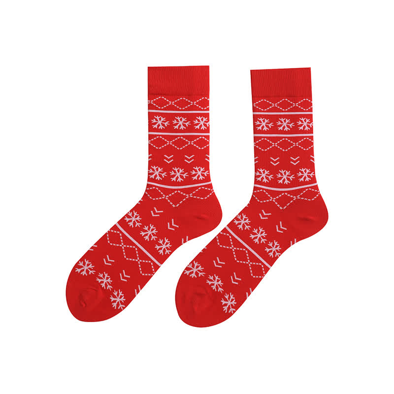 Chaussettes de Noël motif élan (3 paires) - image 8