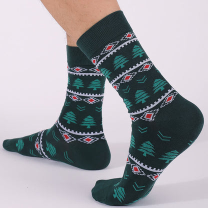 Chaussettes de Noël motif élan (3 paires) - image 2