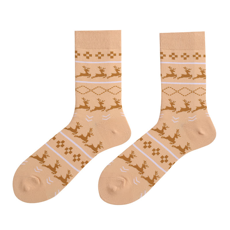 Chaussettes de Noël motif élan (3 paires) - image 12