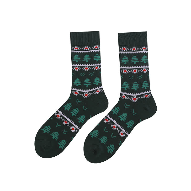 Chaussettes de Noël motif élan (3 paires) - image 3