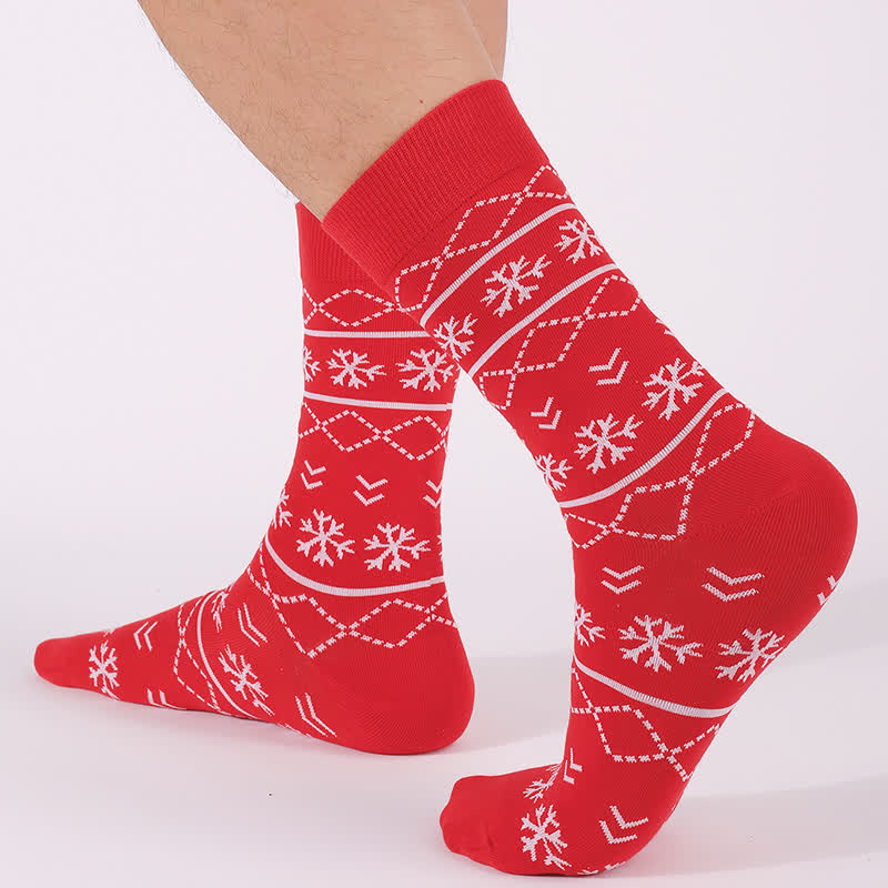 Chaussettes de Noël motif élan (3 paires) - image 6
