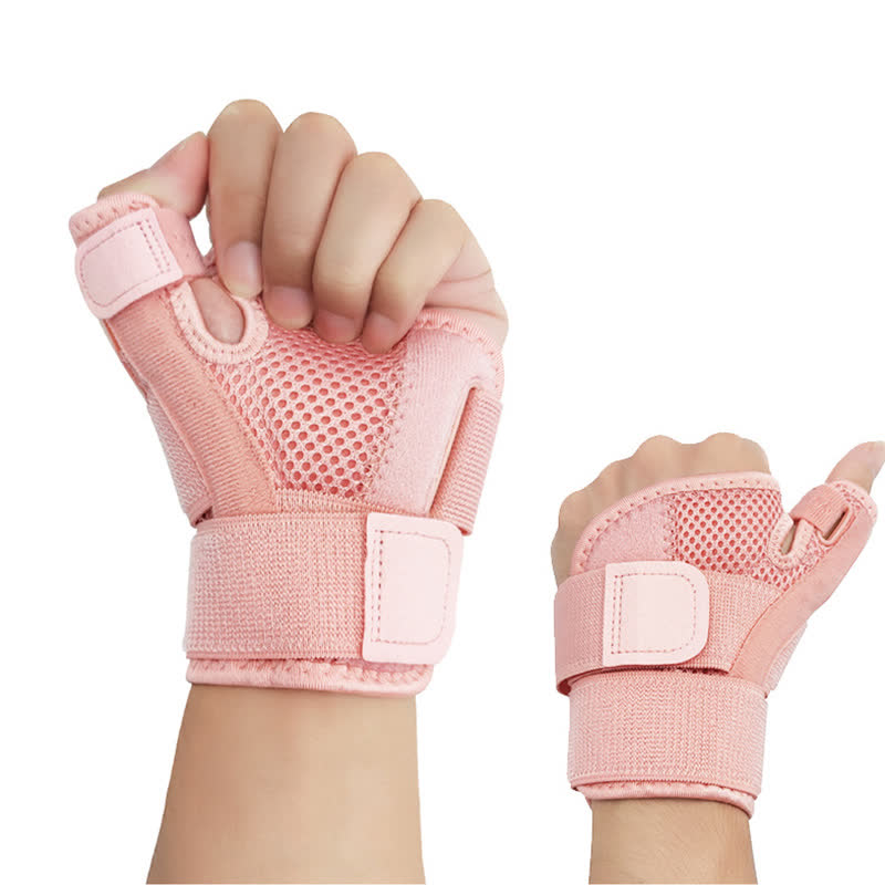 Attelle de poignet de compression confortable en maille respirante - Rose - Taille unique - image 10