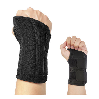 Attelles de poignet de compression respirantes de couleur unie - Noir - L/XL - image 3