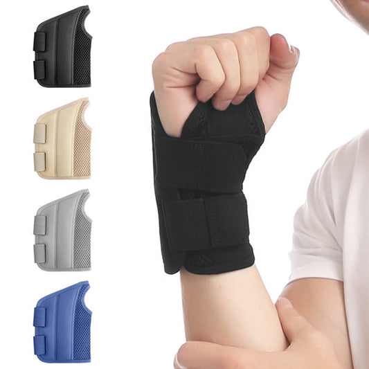 Attelles de poignet de compression respirantes de couleur unie - image 0