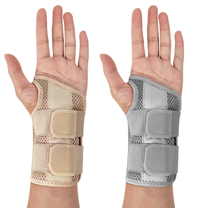 Attelles de poignet de compression respirantes de couleur unie - Nu - L/XL - image 1