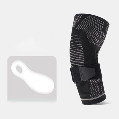Manchons de coude en silicone tricotés 3D - Noir - XL - image 9