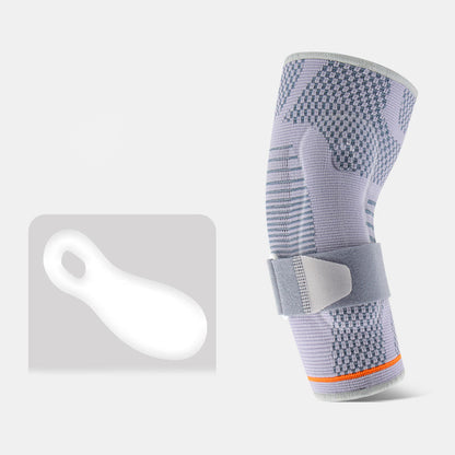 Manchons de coude en silicone tricotés 3D - Gris - XL - image 11