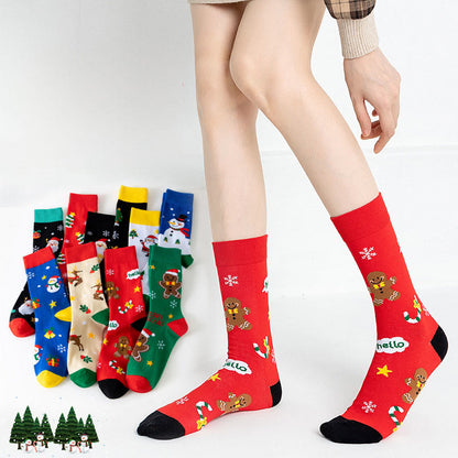 Chaussettes à motif de Noël (3 paires) - image 2
