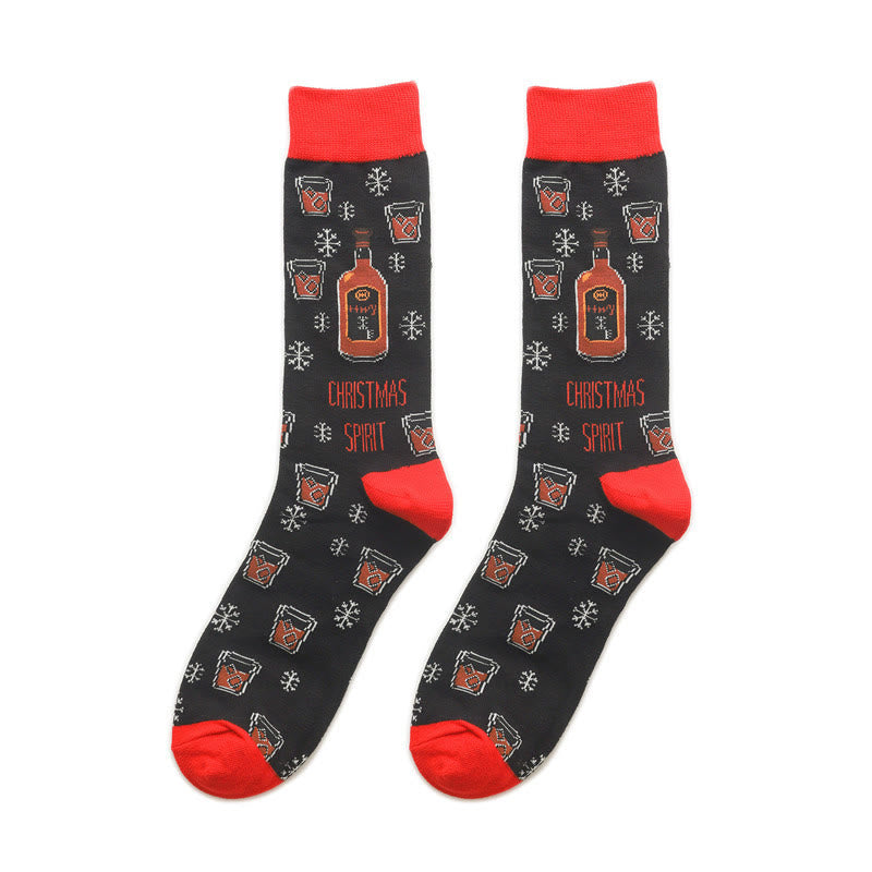 Chaussettes de Noël créatives grande taille (5 paires) - image 2