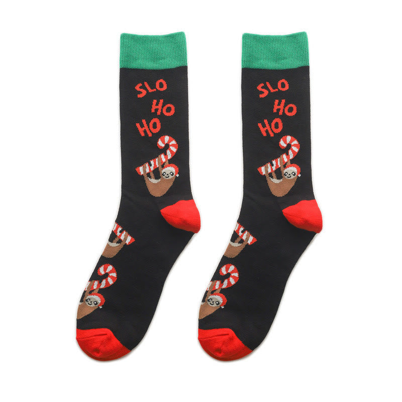 Chaussettes de Noël créatives grande taille (5 paires) - image 5