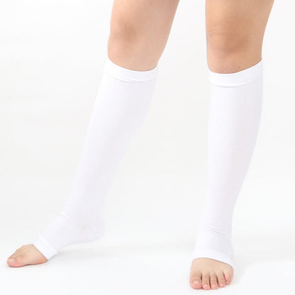 Chaussettes de compression confortables sans coutures grande taille (4 paires) - Blanc - EU36-42 (US3-8.5) - image 2