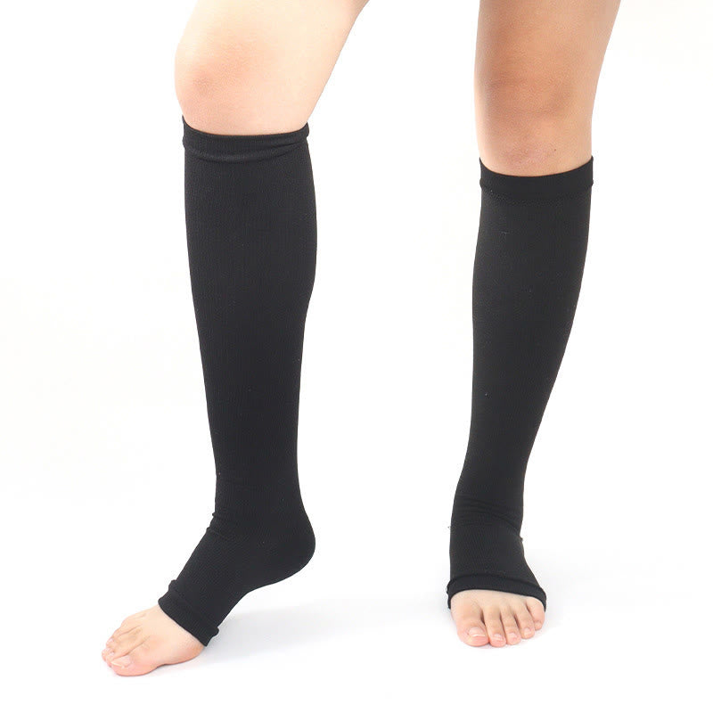 Chaussettes de compression confortables sans coutures grande taille (4 paires) - image 1