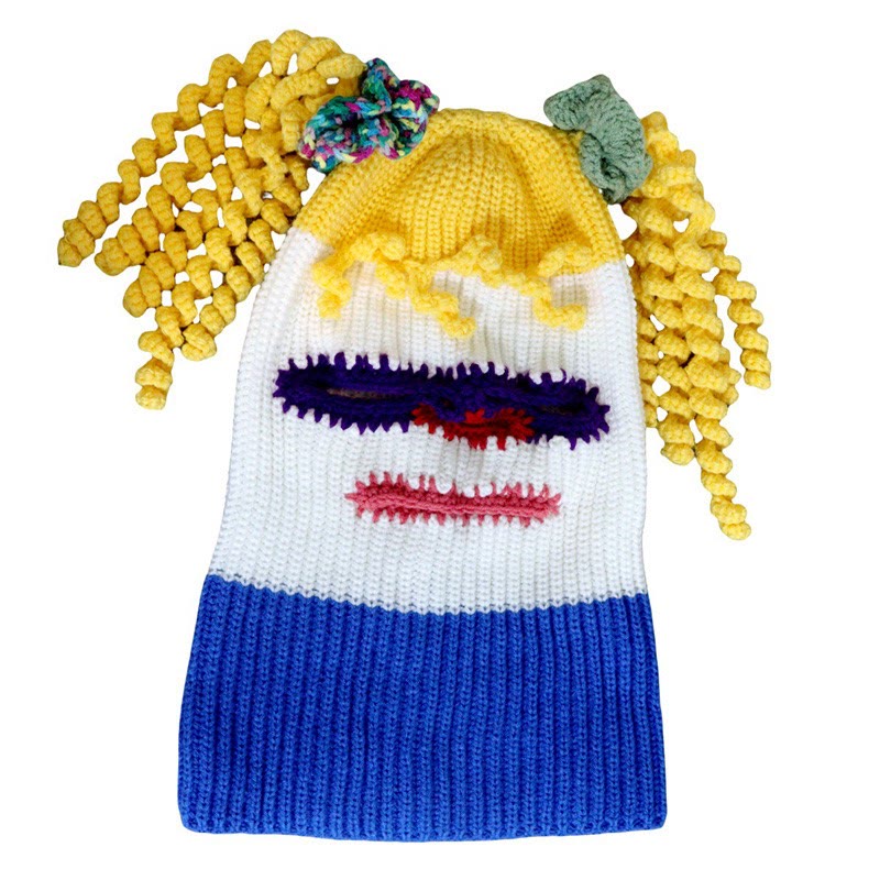 Bonnet masque de clown grande taille - image 3