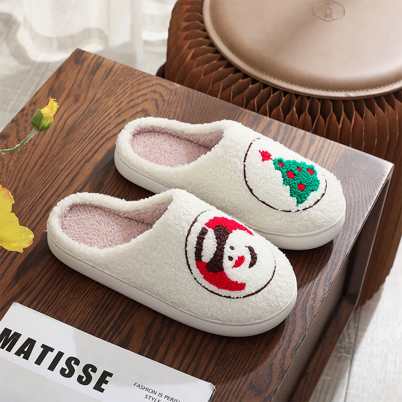 Chaussons bonhomme de neige sapin de Noël grande taille - image 4