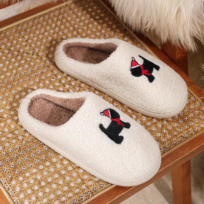 Chaussons de Noël grande taille pour chiots - Blanc - EU46-47(US12-12.5) - image 5