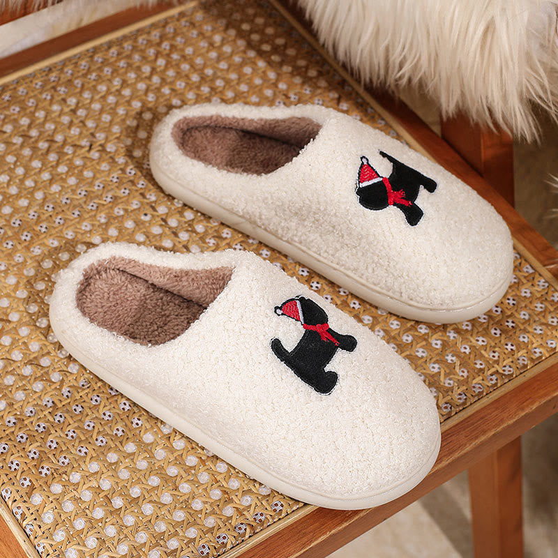 Chaussons de Noël grande taille pour chiots - Blanc - EU46-47(US12-12.5) - image 5