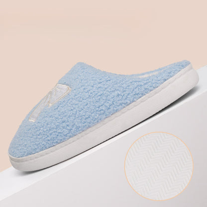 Chaussons bleus à nœud grande taille - image 4